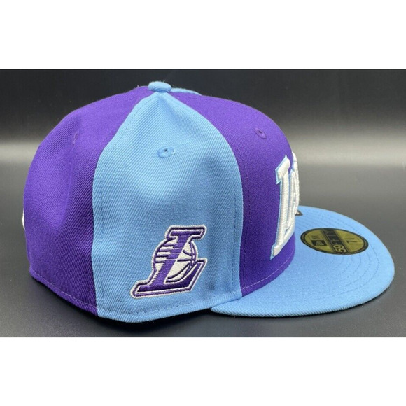 New Era Los Angeles‎ Lakers NBA City Edition 59Fifty Fitted Hat /Cap Size 7-1/4 - Picture 3 of 5